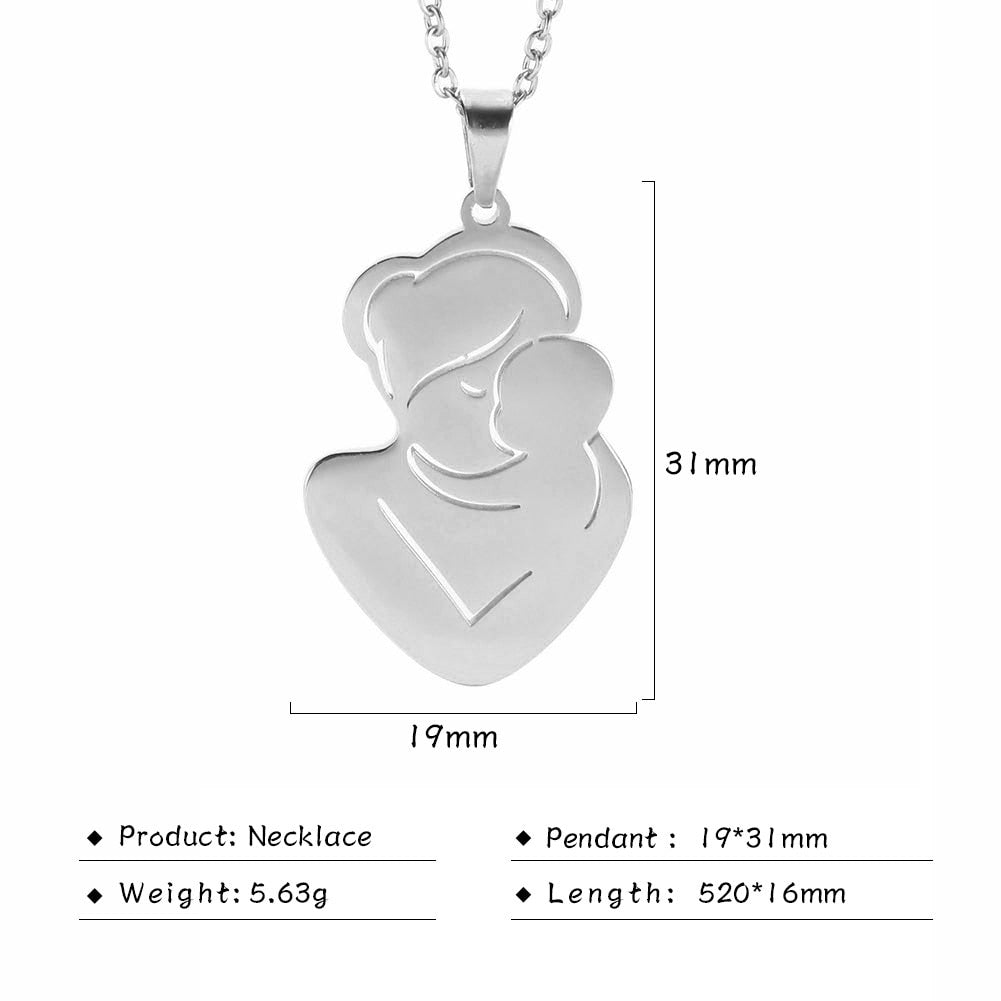 Mommy Daddy & Baby Necklace