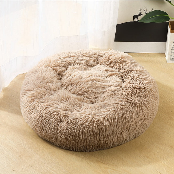 Plush Round Pet Bed