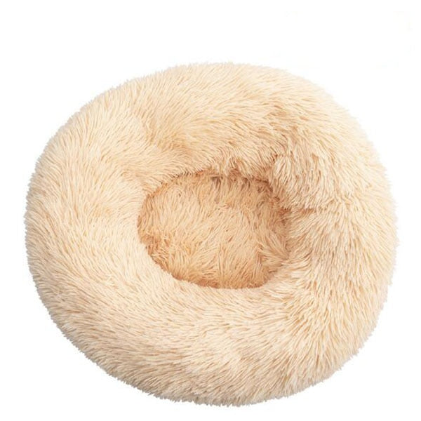 Plush Round Pet Bed