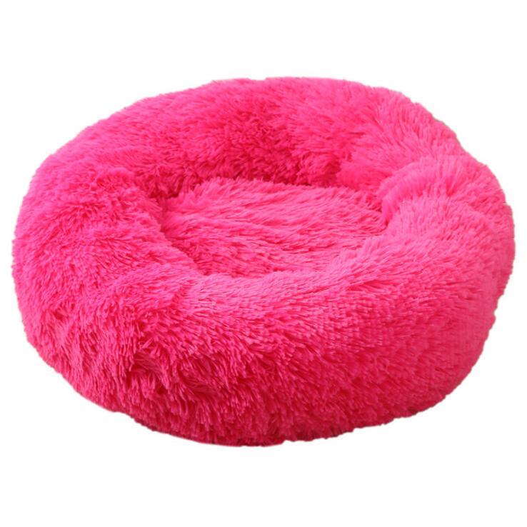 Plush Round Pet Bed