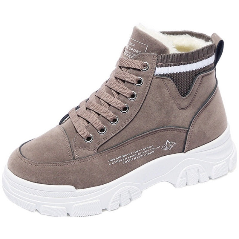 Comfy Fur-Lined Insulated Women's Snow Boots