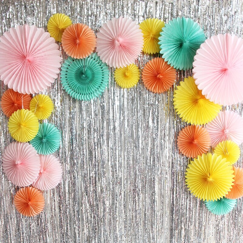 Hanging Pinwheel Party Decorations