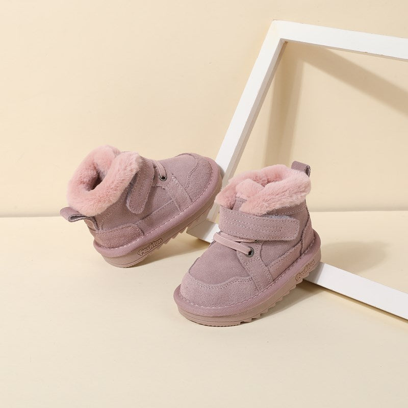 Stylish Baby Fur-Lined Warm Winter Boots