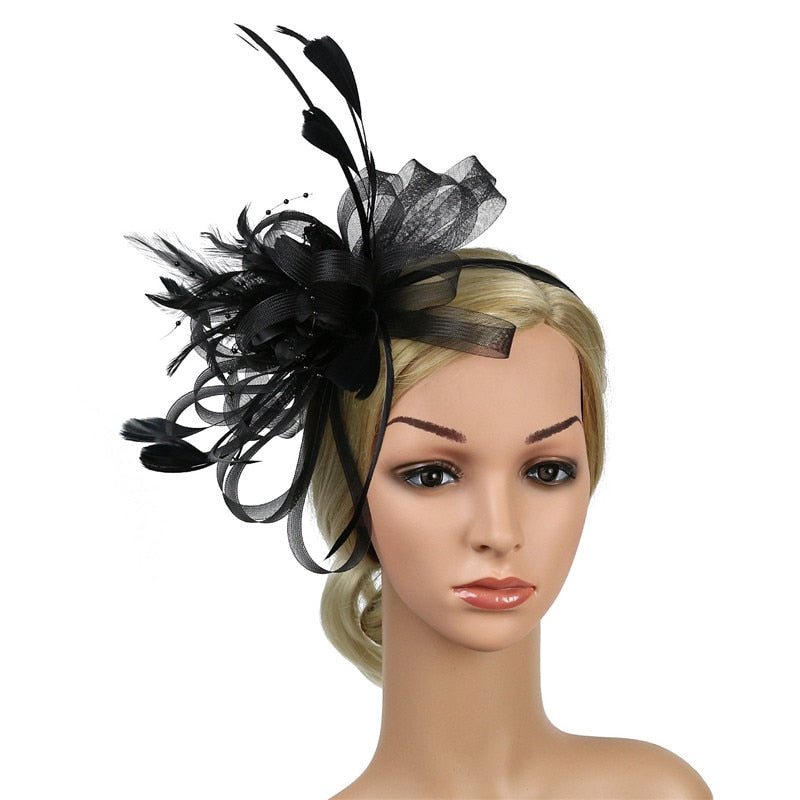 Fancy Feather Statement Headwear