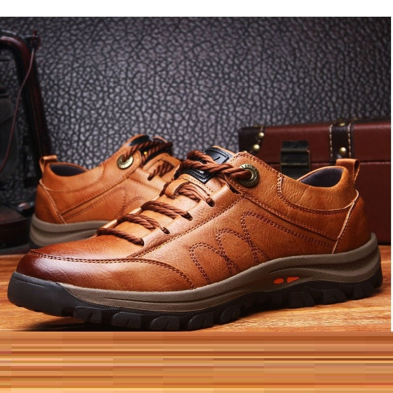 Men's Business Casual Safety Shoes Without Lace