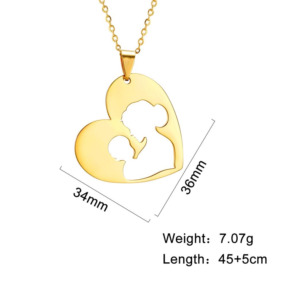 Mommy Daddy & Baby Necklace