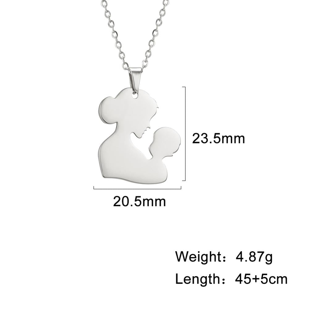 Mommy Daddy & Baby Necklace