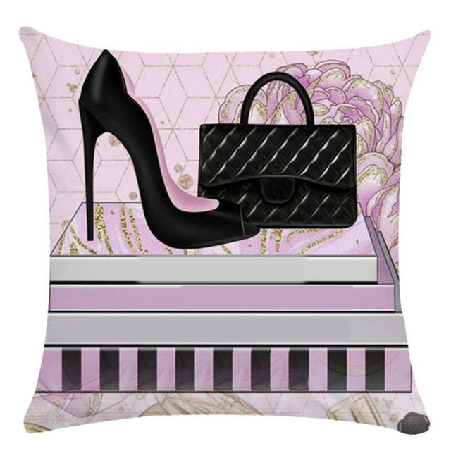 Blush Harmony: Pretty in Pink Couch Cushion Cover Collection