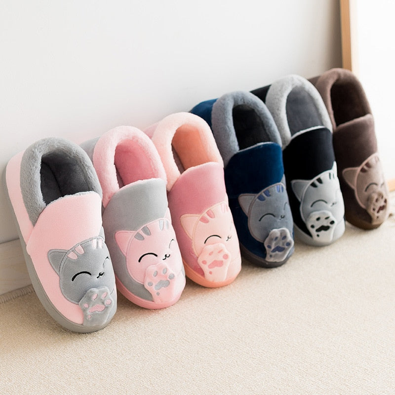 Kids Plush Warm House Slippers