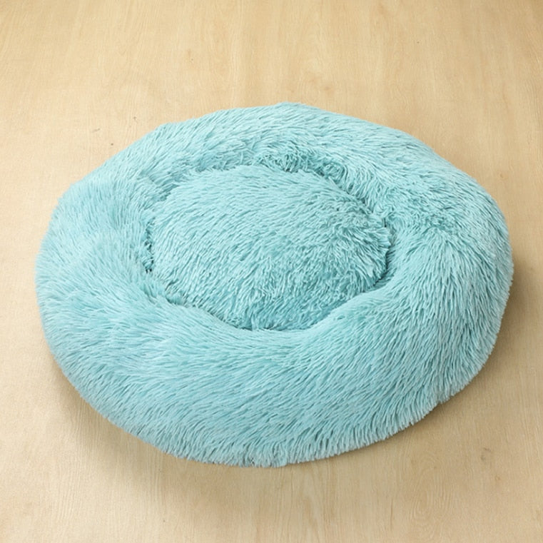 Plush Round Pet Bed