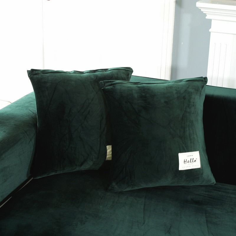 Luxury Chaise Lounge Velvet Sofa Covers