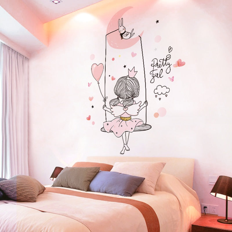 Princess Art Kids Wall Art Stickers