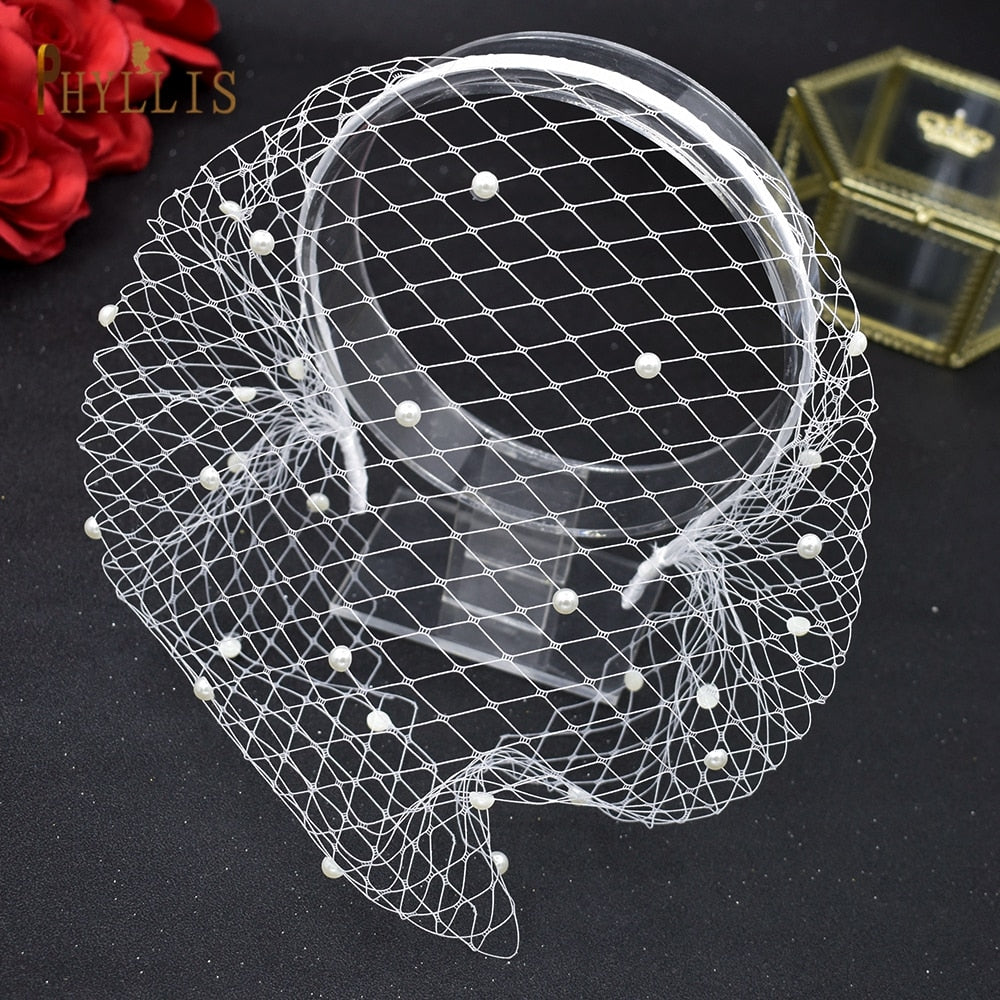 Grand Blusher Veil Fascinator