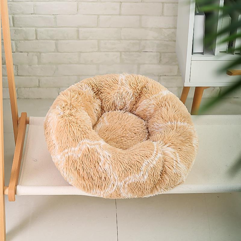 Plush Round Pet Bed