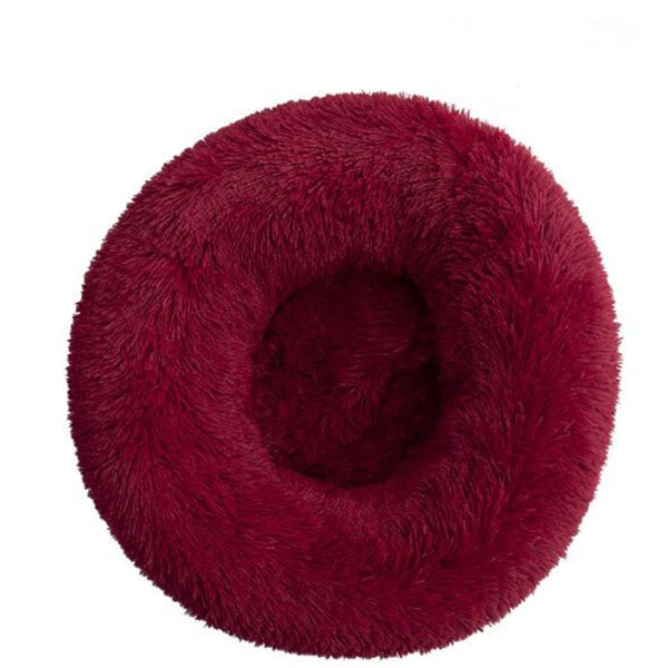 Plush Round Pet Bed