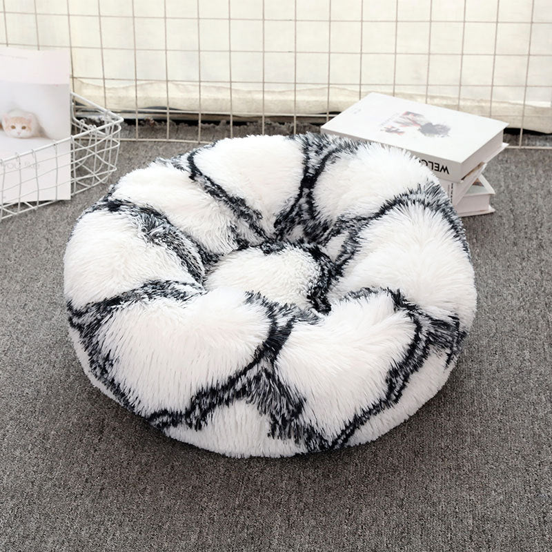 Plush Round Pet Bed