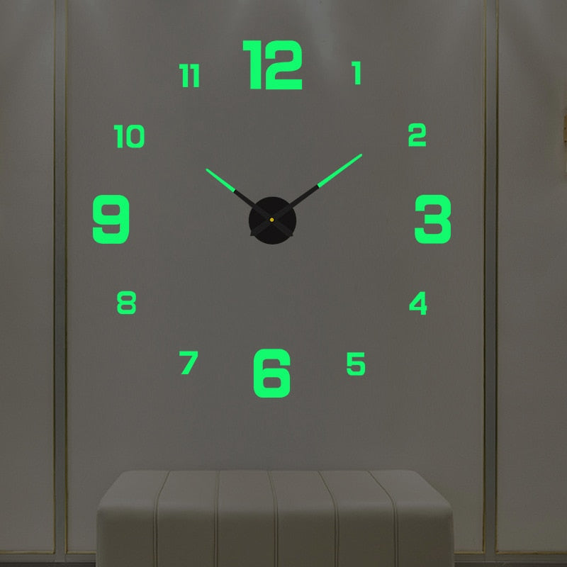 3D Digital Wall Art Clock