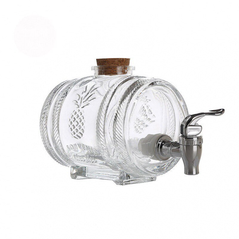 Glass Barrel Wine Decanter