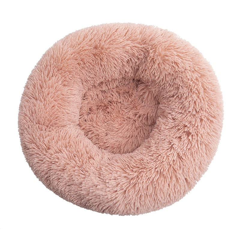 Plush Round Pet Bed