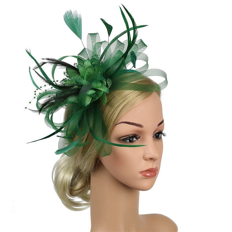 Fancy Feather Statement Headwear