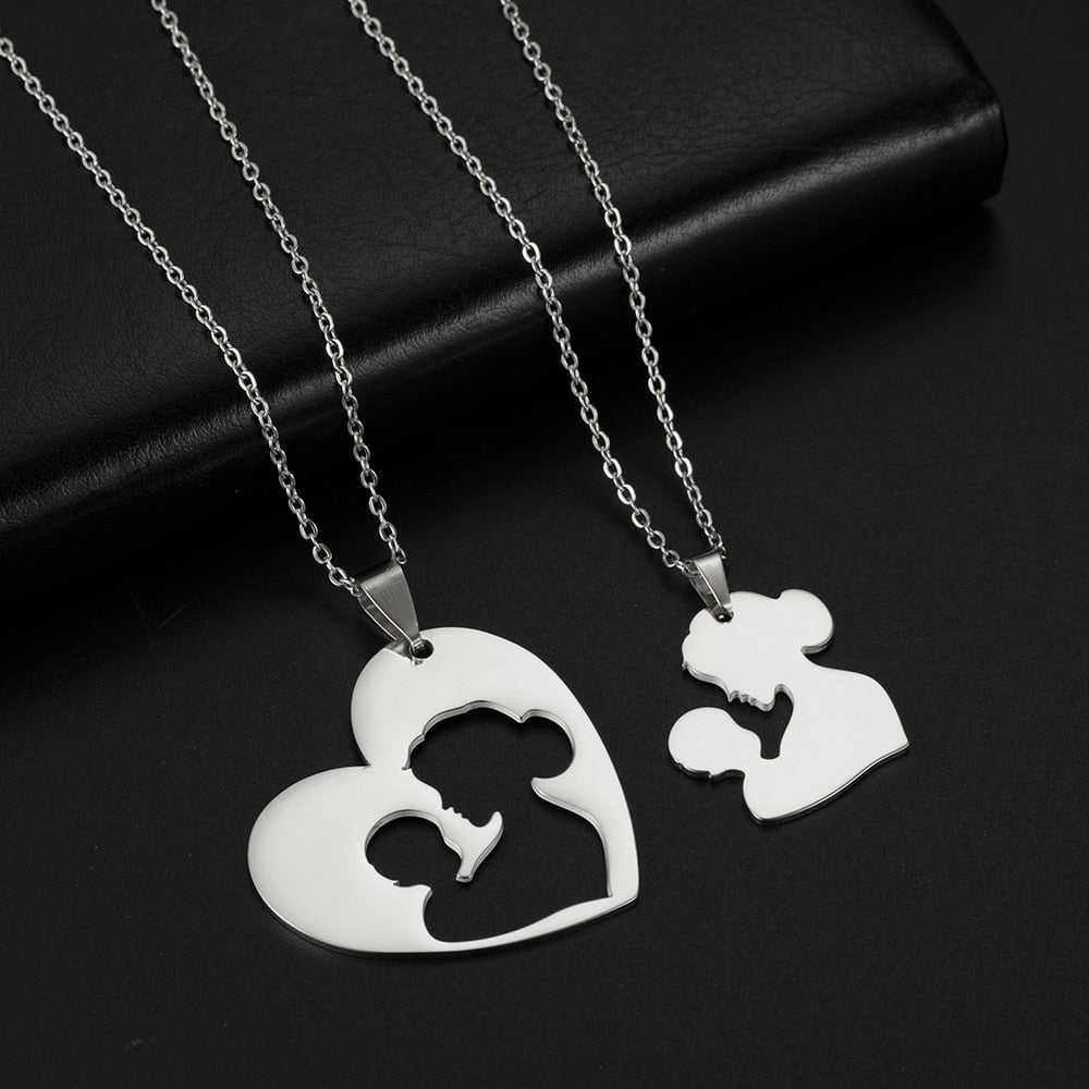 Mommy Daddy & Baby Necklace