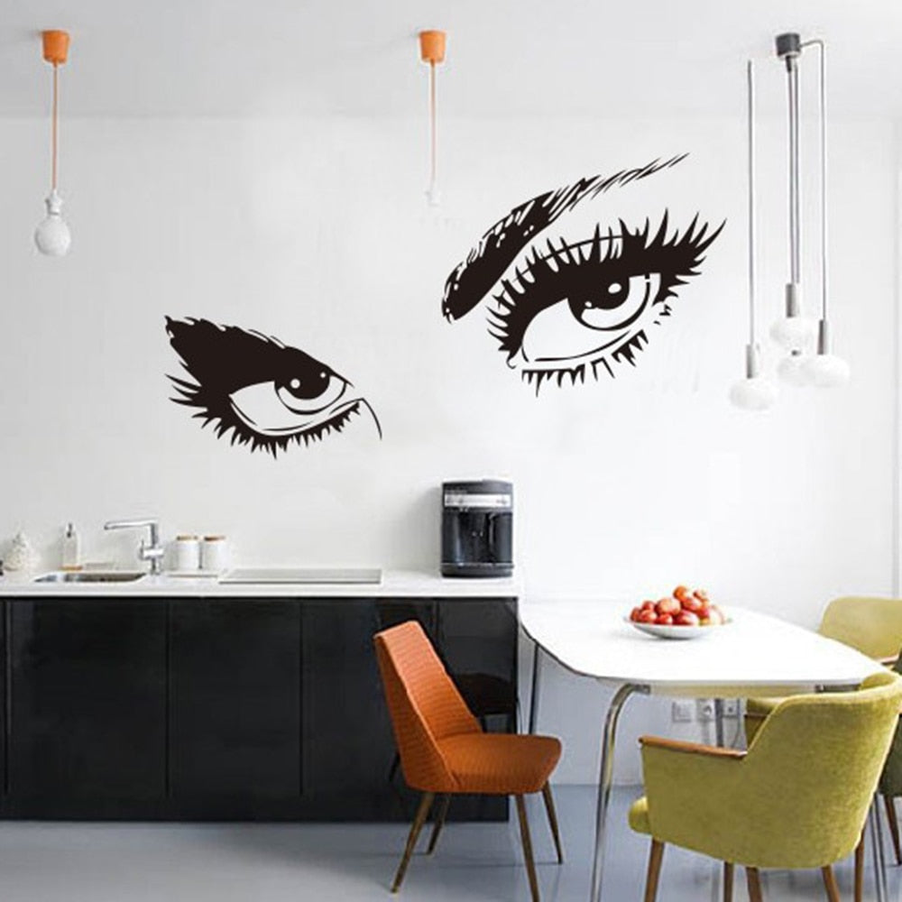 Sexy Eyebrow And Lash Wall Art Mural