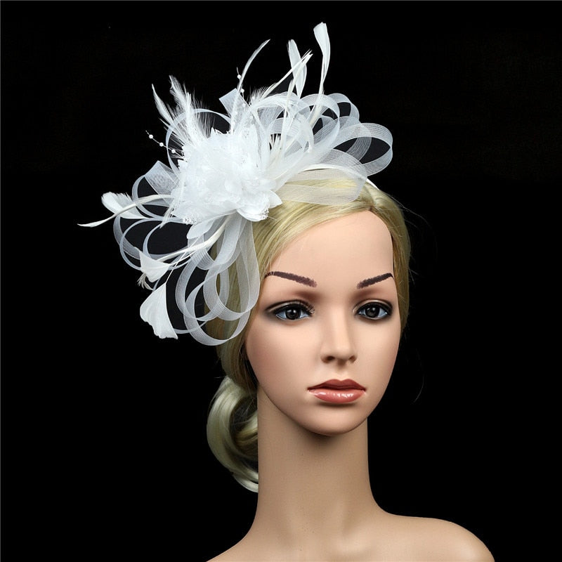 Fancy Feather Statement Headwear