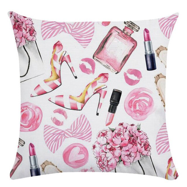 Blush Harmony: Pretty in Pink Couch Cushion Cover Collection