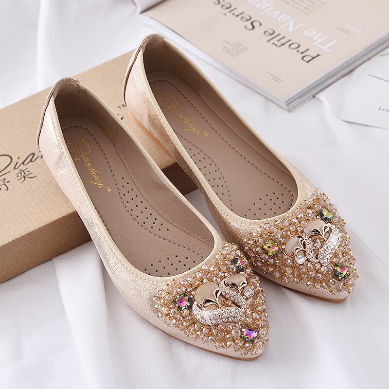 Precious Stones Ballerina Flats