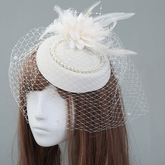 Face Veil Fascinator Hat