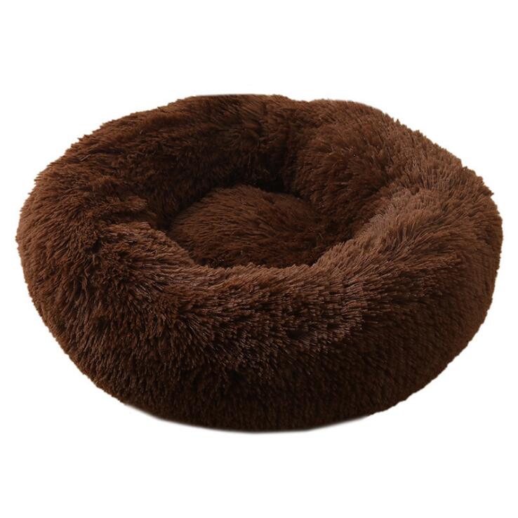 Plush Round Pet Bed