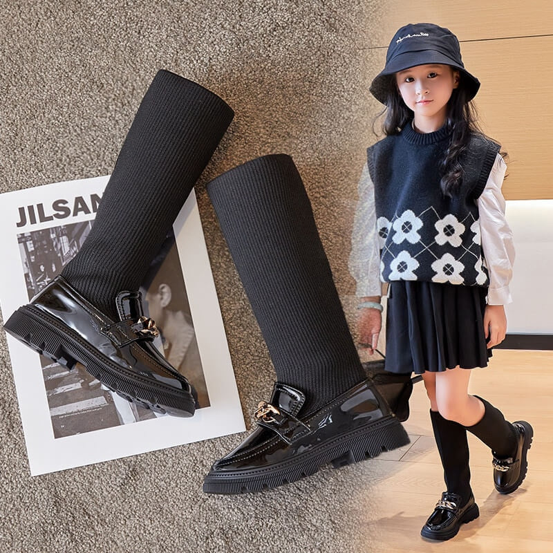 Girls Knee-High Boots