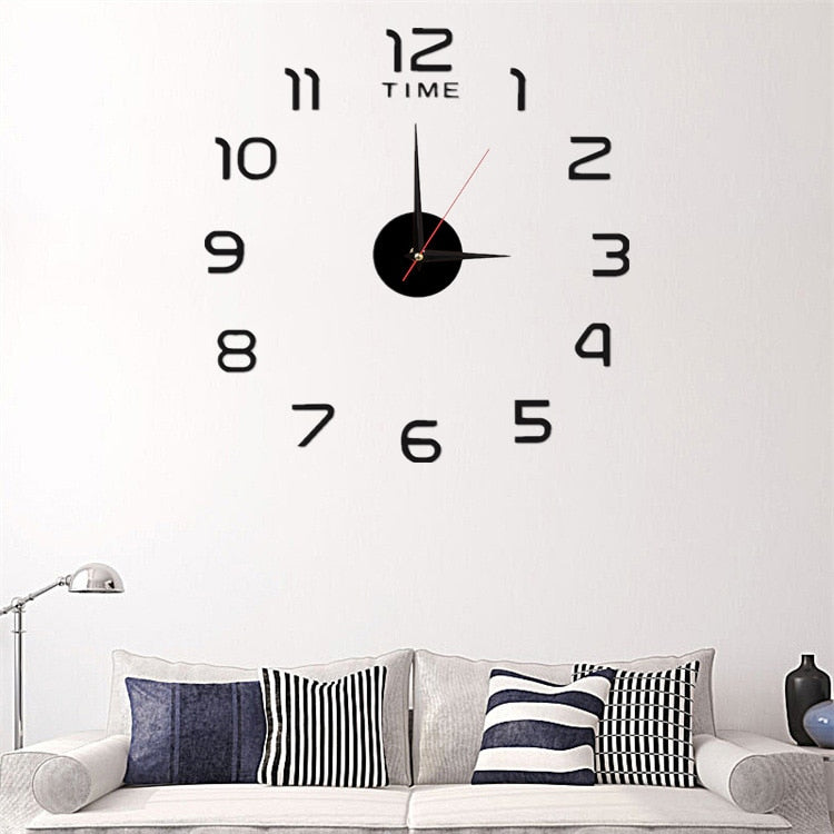 3D Digital Wall Art Clock