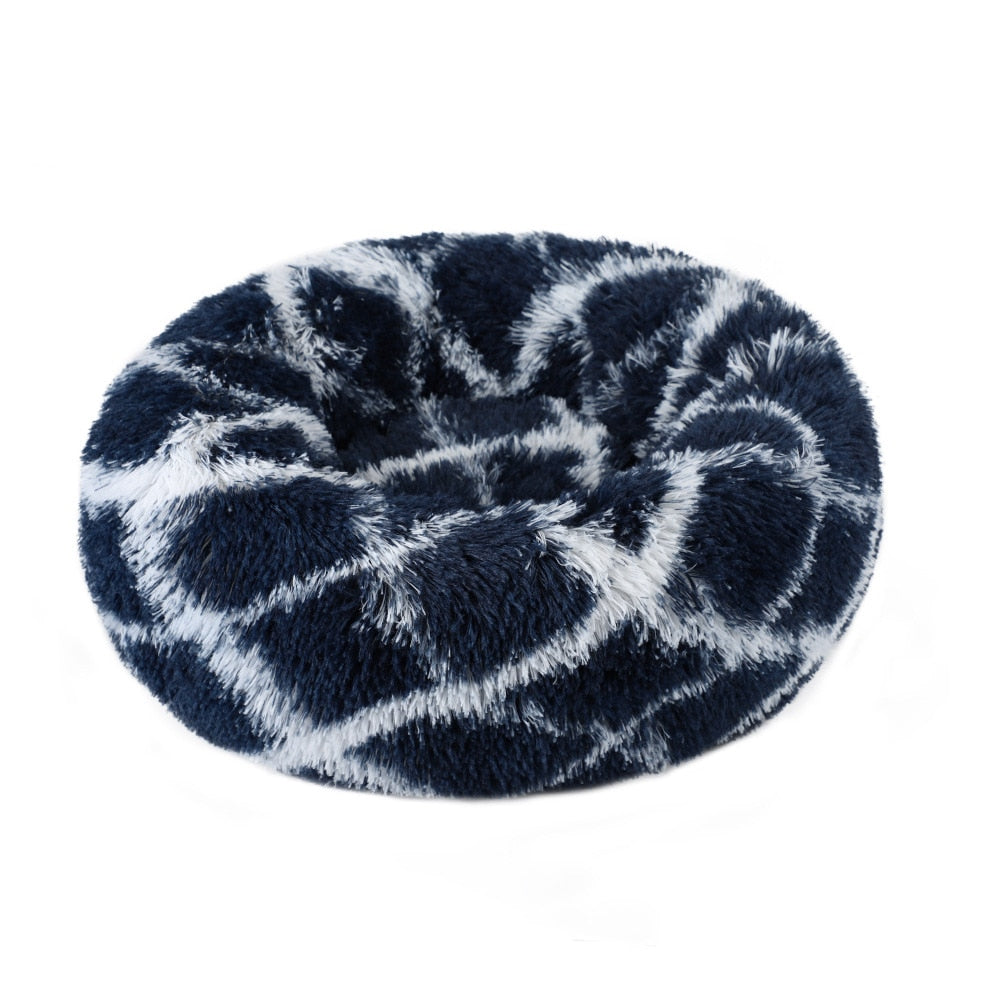 Plush Round Pet Bed