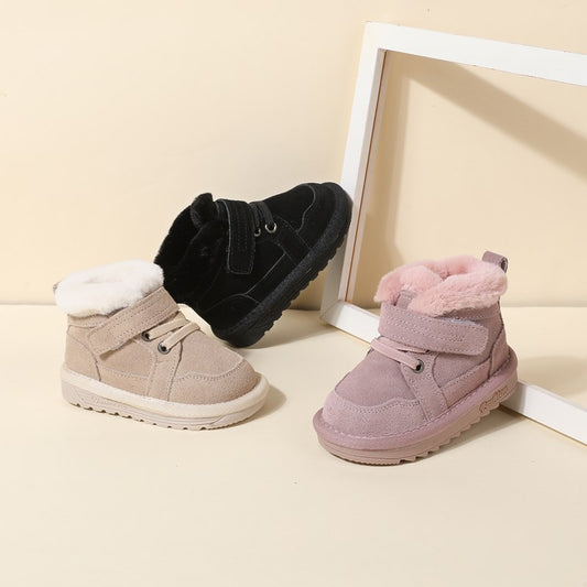 Stylish Baby Fur-Lined Warm Winter Boots