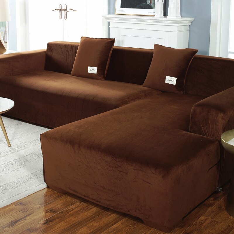 Luxury Chaise Lounge Velvet Sofa Covers