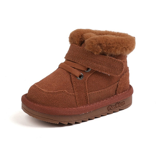 Stylish Baby Fur-Lined Warm Winter Boots