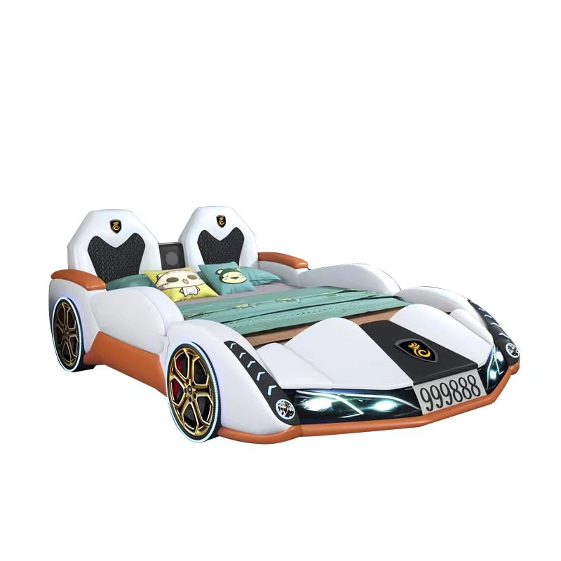 Cartoon Model Car Bed For Kids