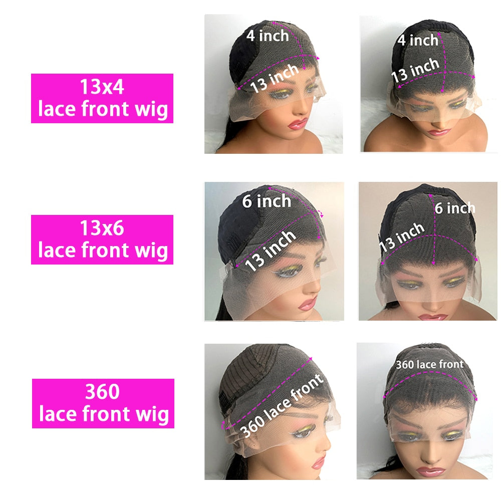 Brazilian Invisible Lace Human Hair Wig