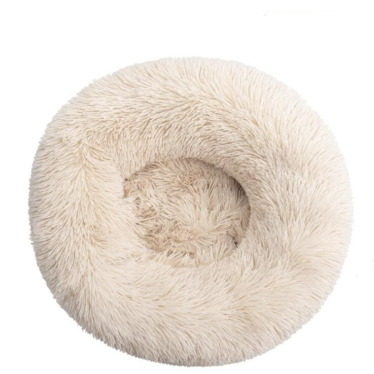 Plush Round Pet Bed