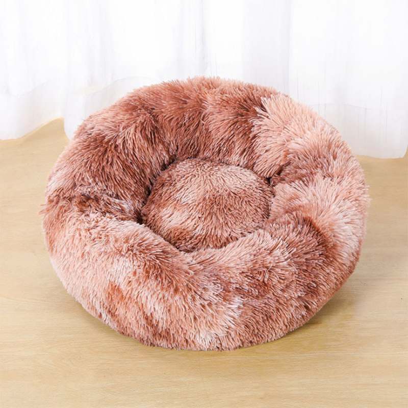 Plush Round Pet Bed