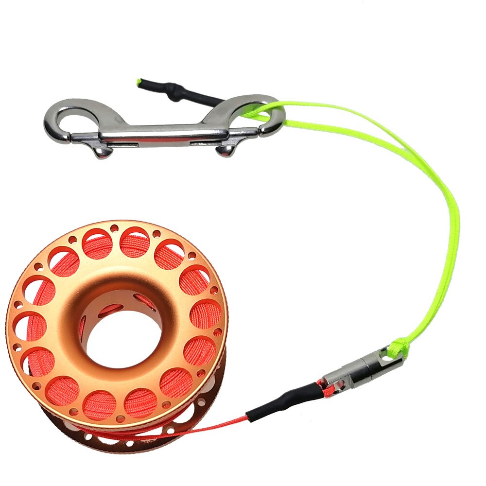 Scuba and Cave Diving Alloy Spool Finger Reel