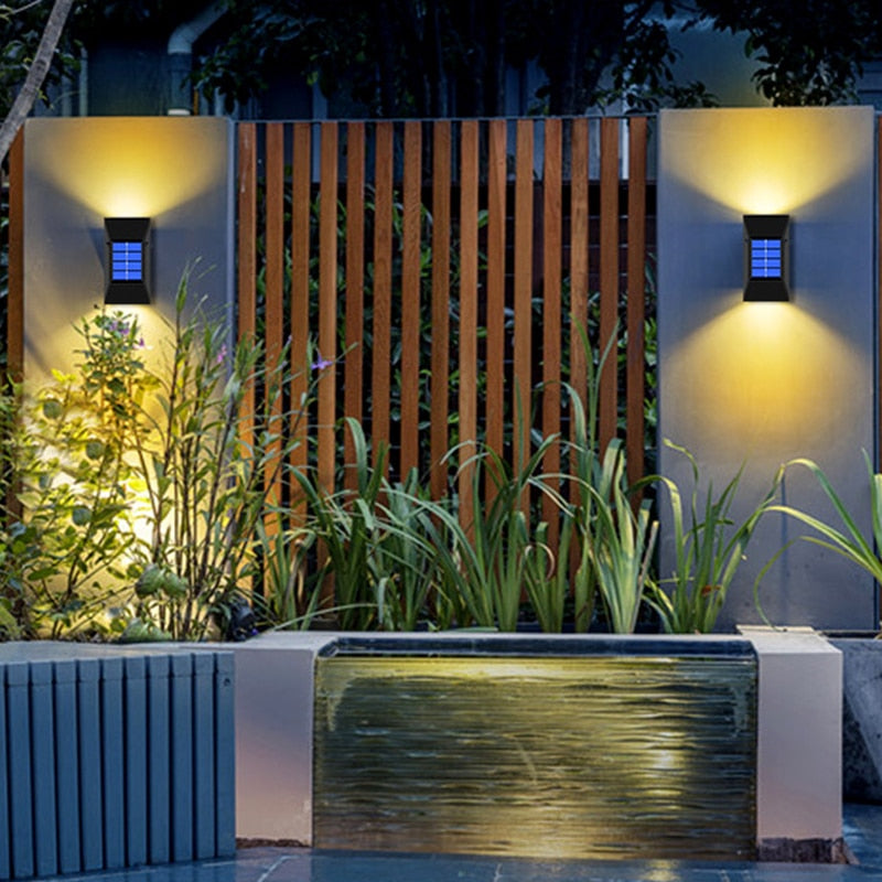 Outdoor Solar Powered Wall Light