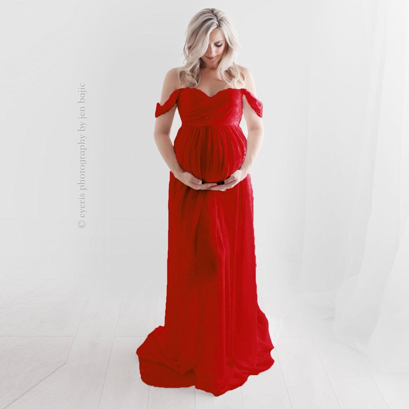 Maternity Maxi Photoshoot Dress