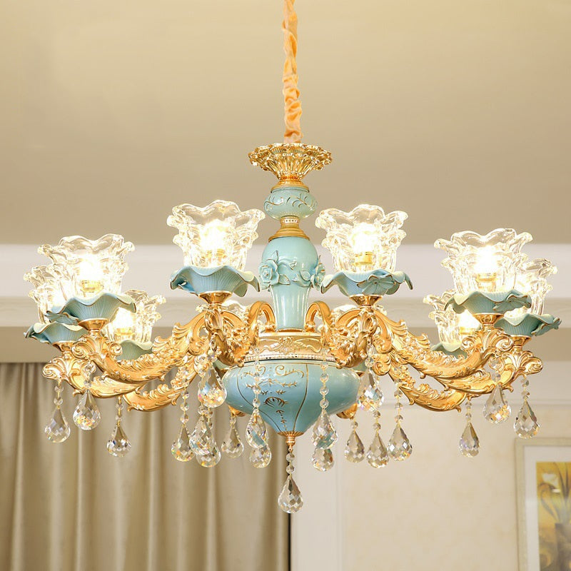 Pomp & Circumstance Crystal Pendant Chandelier