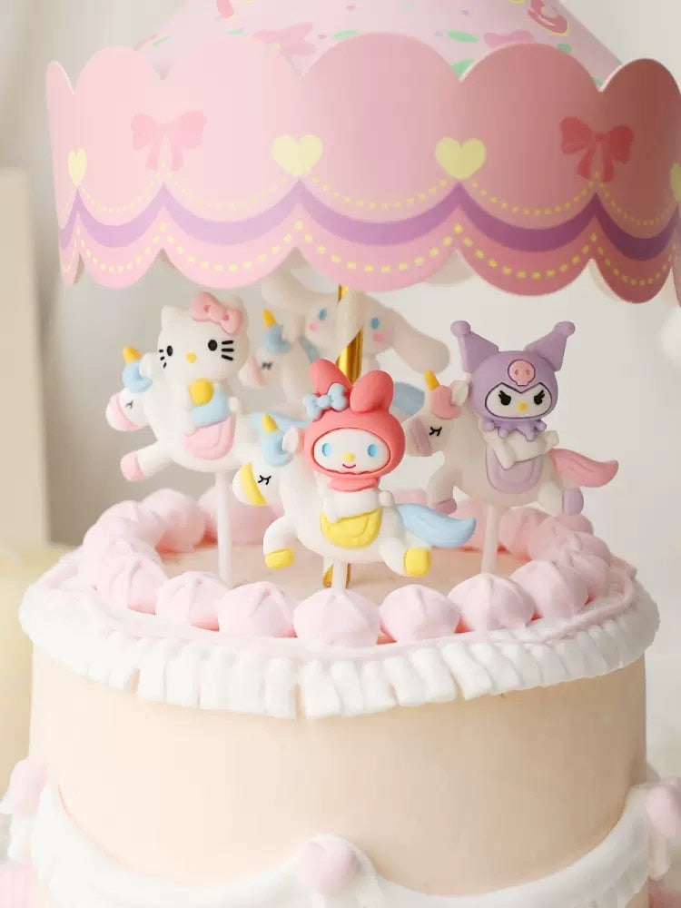 Cartoon Characters Cake Decoration