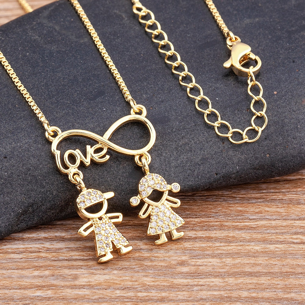 Boy & Girl Necklace