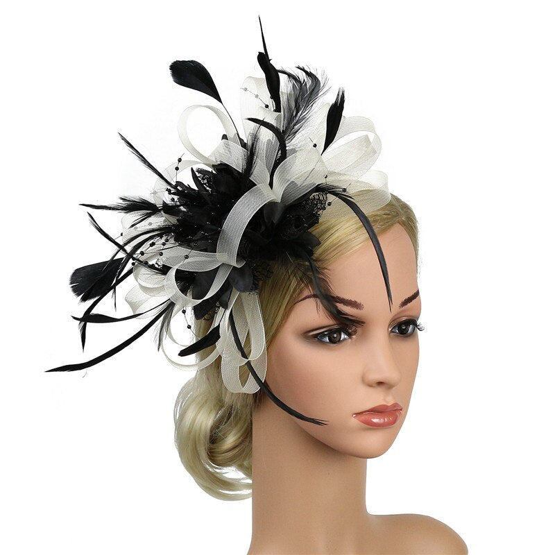 Fancy Feather Statement Headwear