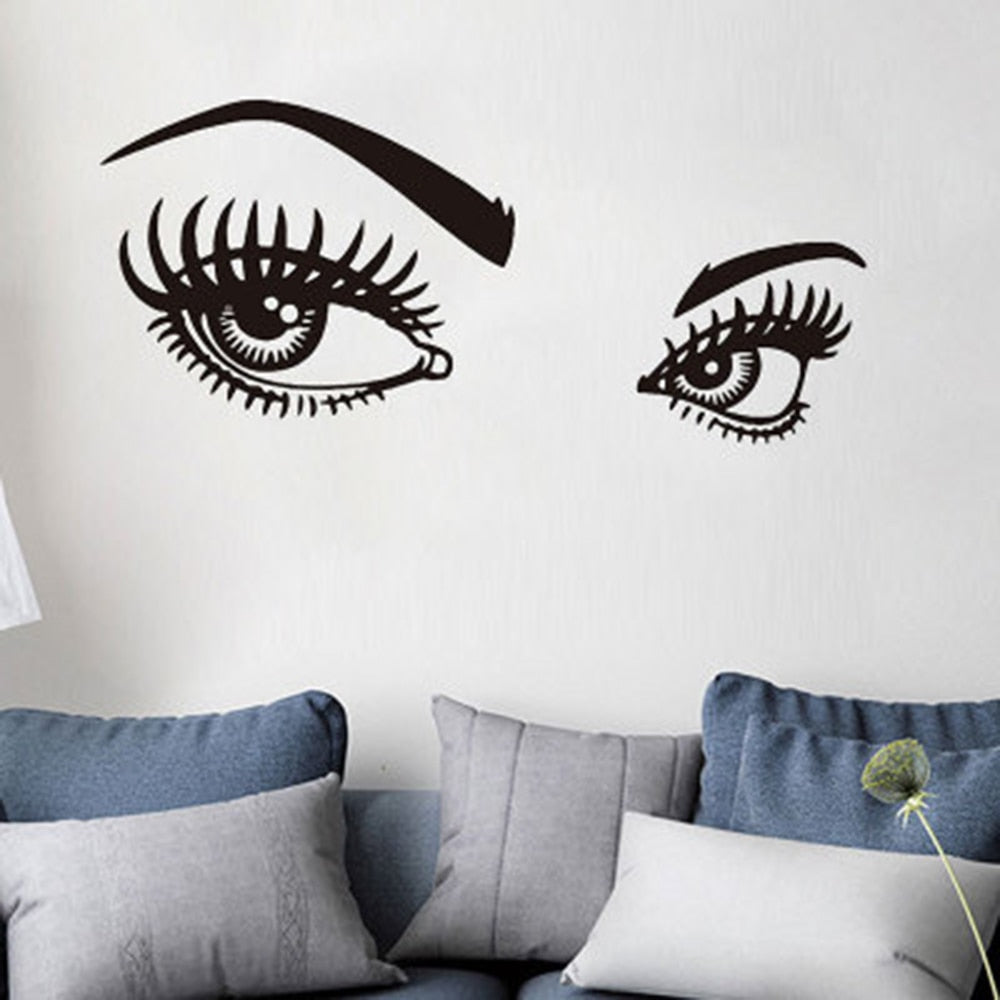 Sexy Eyebrow And Lash Wall Art Mural