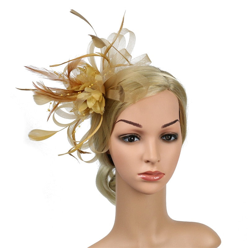 Fancy Feather Statement Headwear